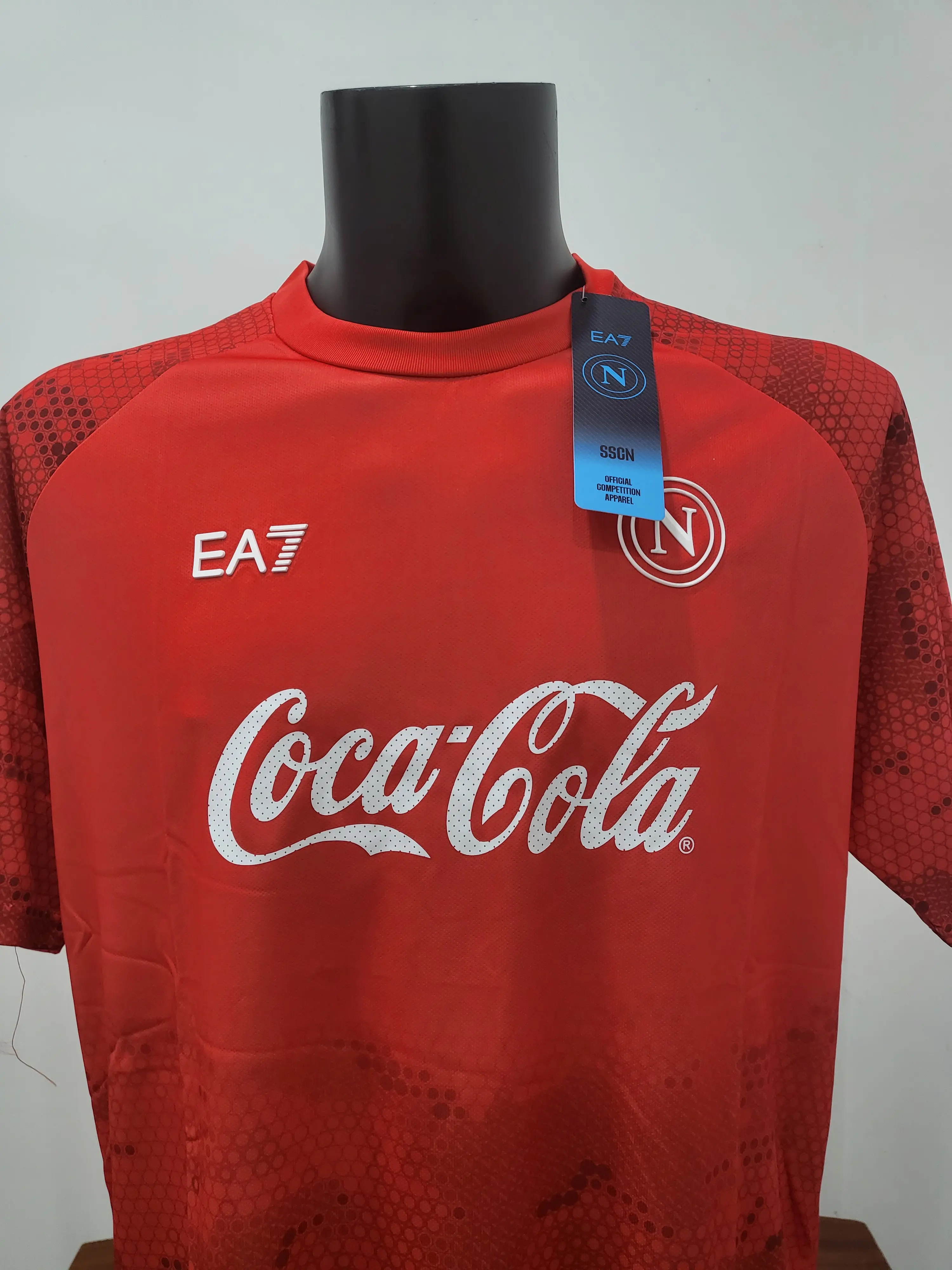 2024-25 EA NAPOLI SHADOW EDITION SHIRT Menswear Shortsleeve Round Neck Menswear Shortsleeve Menswear Top Menswear