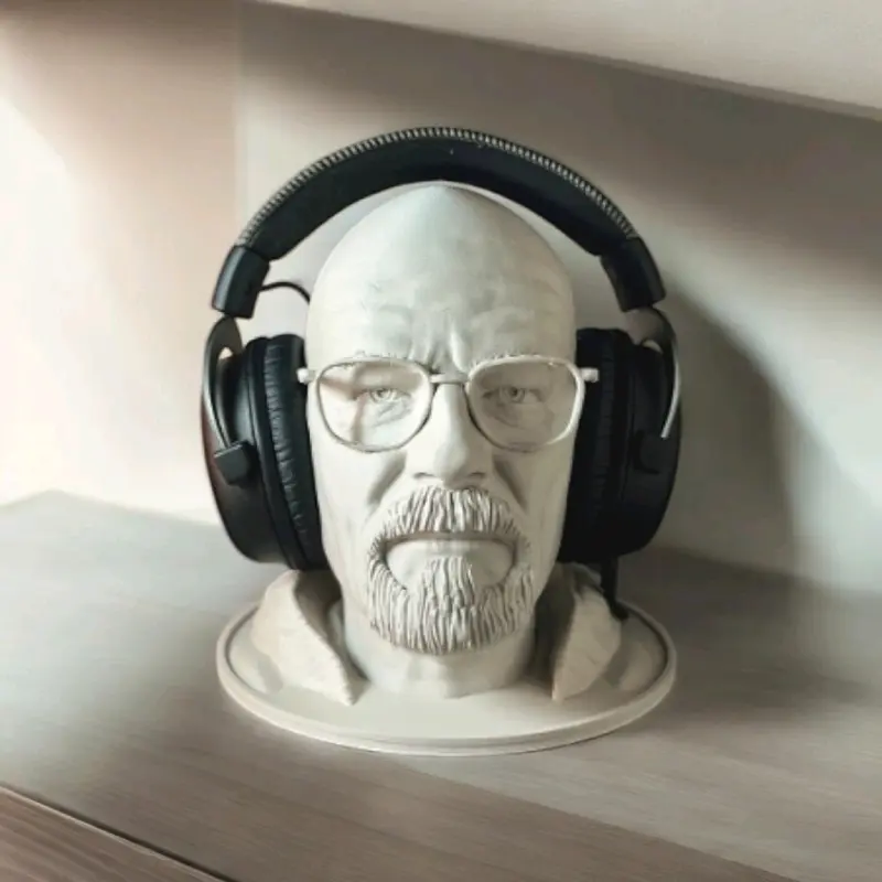 Walter White headphone holder, home decoration, desktop accessories 0