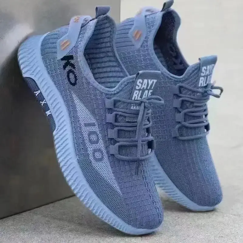 Spring Lightweight Deodorant Men's Shoes Breathable Mesh Sneakers Comfortable Trendy Versatile Shoes Men Runner Sports Shoes Trainer Training Athletic Running Boy Closed Walking Shoes Footwear Casual