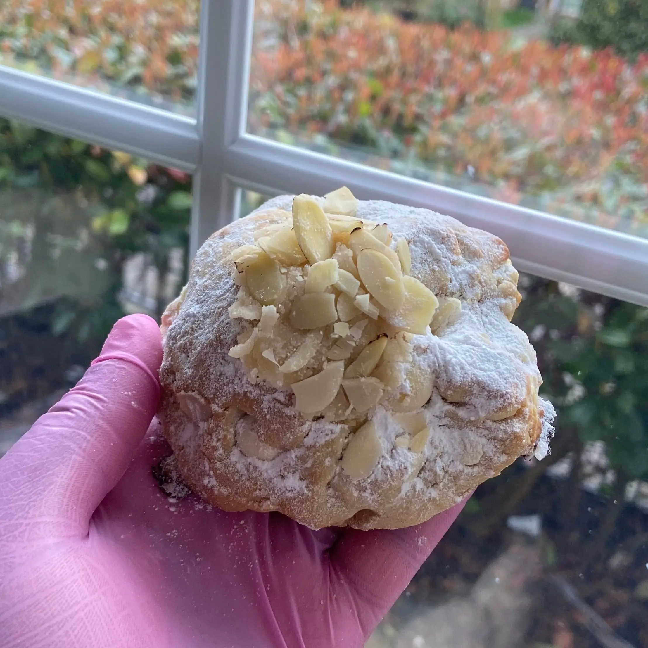 Almond Croissant Stuffed Cookie - Soft and Delicious Snack cookie  box