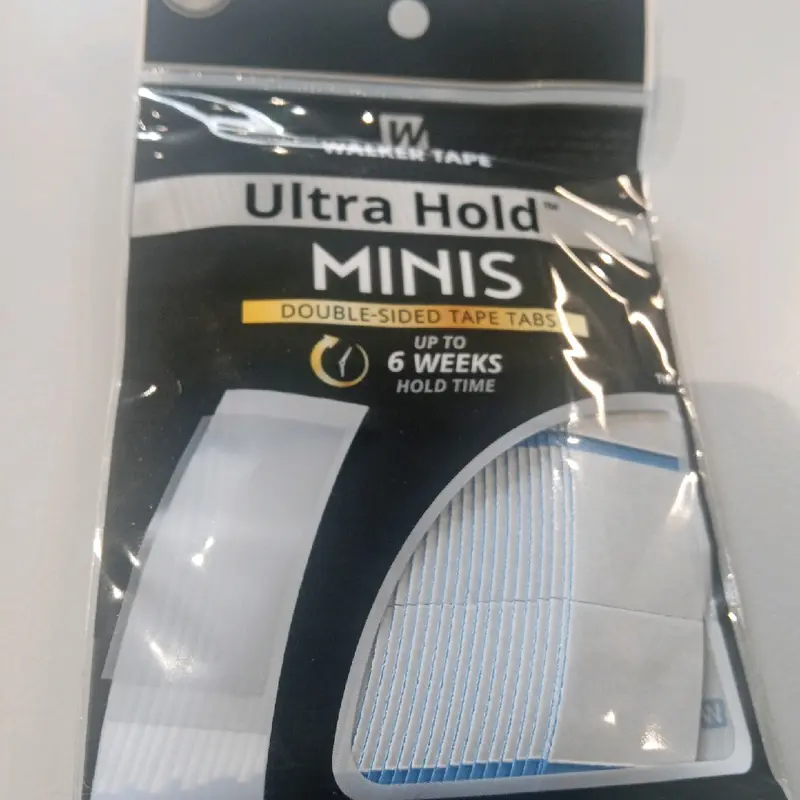 Walker Tape Ultra Hold Minis Double-Sided Tape Strips – 72pc/Bag, Professional-Grade, Long-Lasting Adhesive for Hair Extensions 3