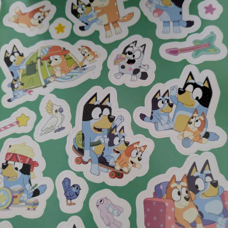 Bluey Sticker fun with over 100 reusable as stickers bluey bingo chilli bandit and friends 5