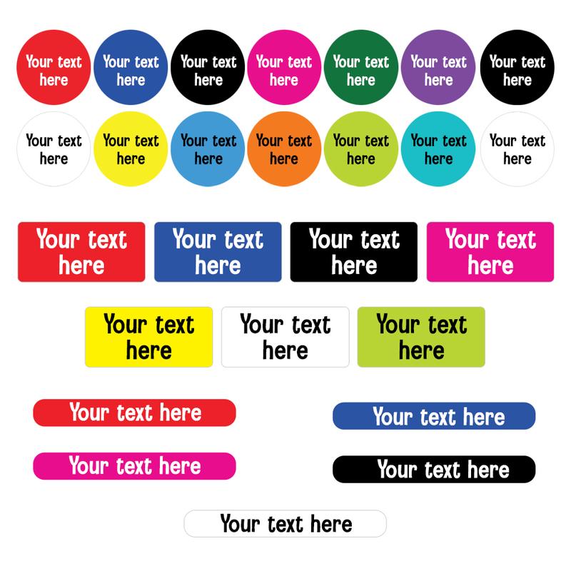Papa Prints 55 Kids Name Labels - Waterproof, Self-Adhesive Stickers for School & Water Bottles 2