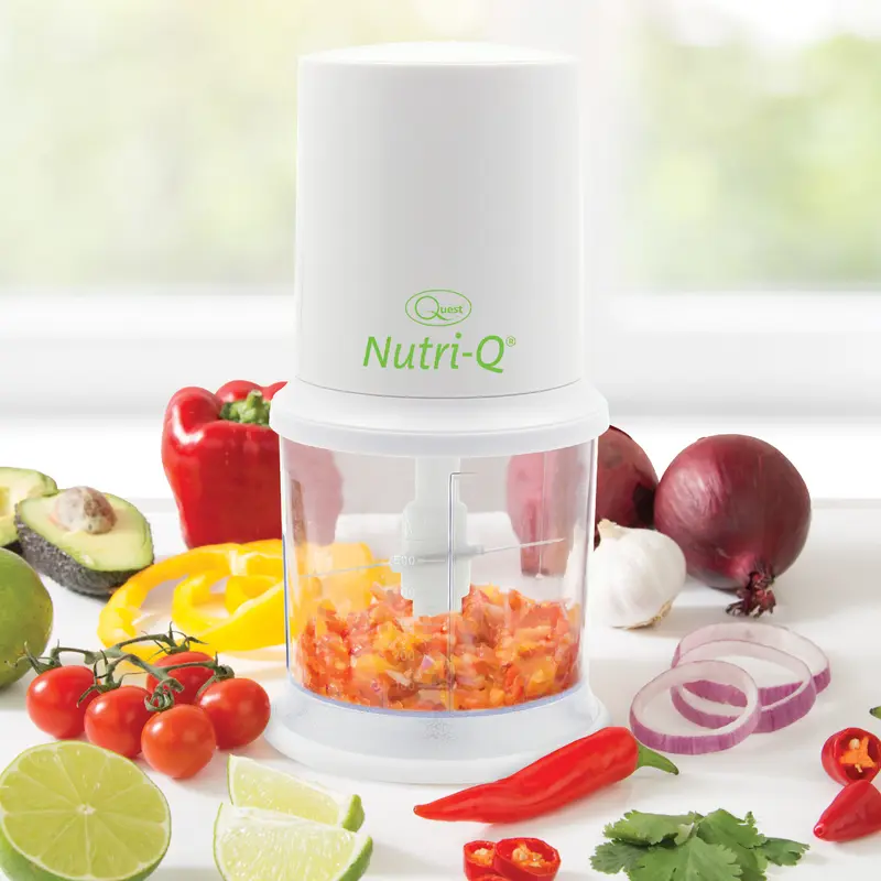 Quest Nutri-Q Turbo Food Chopper & Mini Food Processor - 2 Speed + Turbo Boost 0