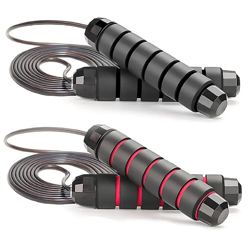 Adjustable Adult Skipping Rope Gym Fitness Boxing Speed Exercise Jump Workout UK 0