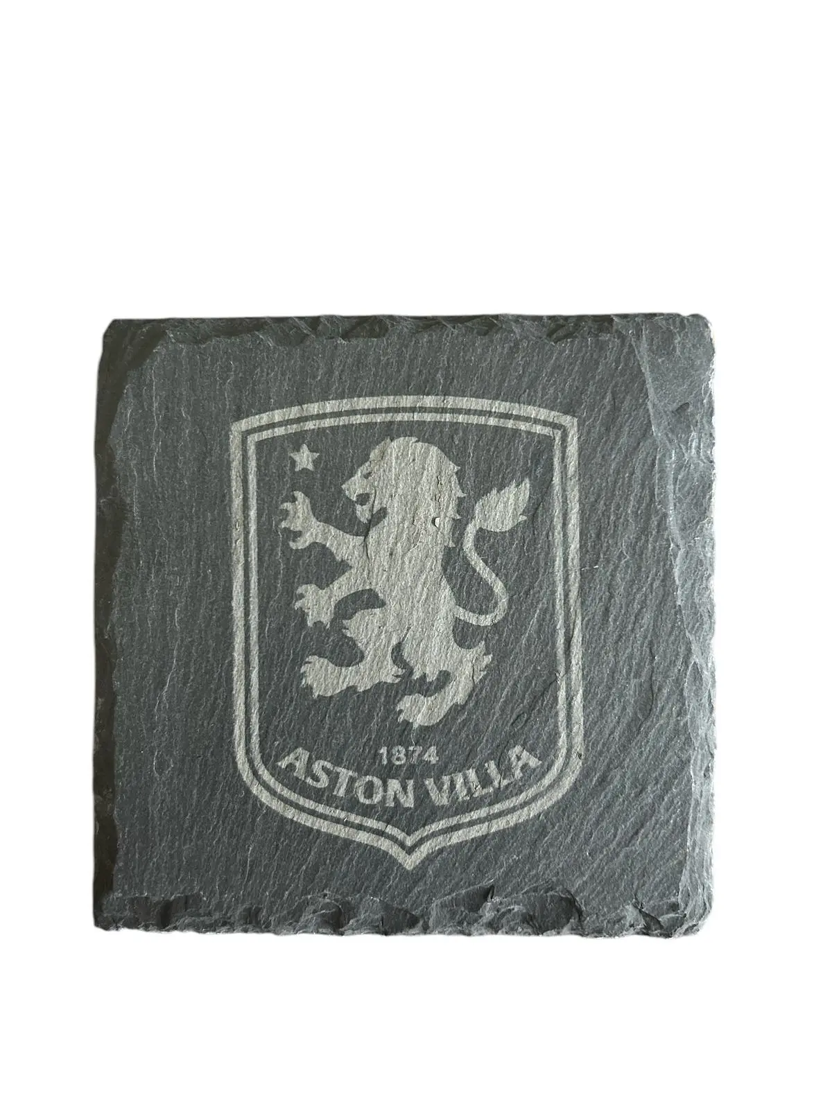 Aston Villa Slate Coaster - Perfect For A Gift