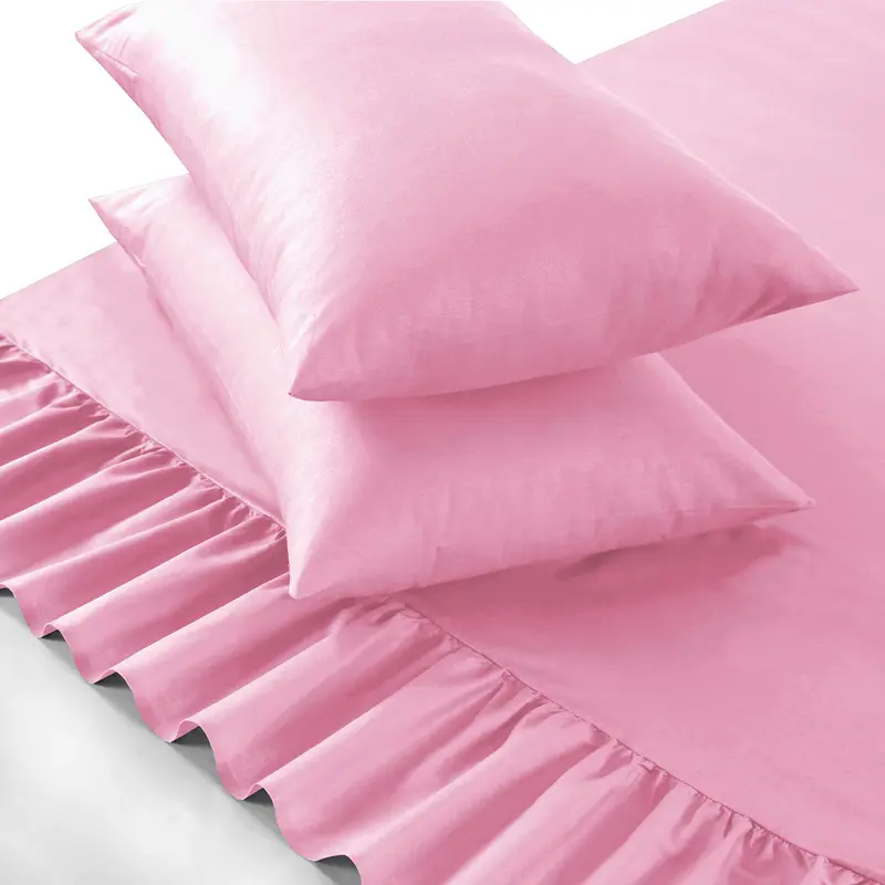 ROOEE Valance Fitted Sheet – 100% Poly Cotton, Extra Deep, Premium Hotel Quality – Single, Double & King – 20+ Colors 7