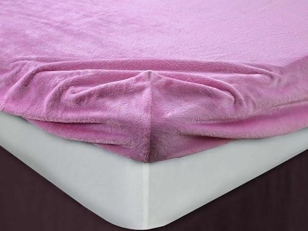 Brit House Coral Fleece Fitted Bed Sheet 30cm Deep, Premium Quality Mattress Cover Protector, Wrinkle Resistant Bedding, Luxury, Breathable Fabric, Easy Care, Machine Washable 2