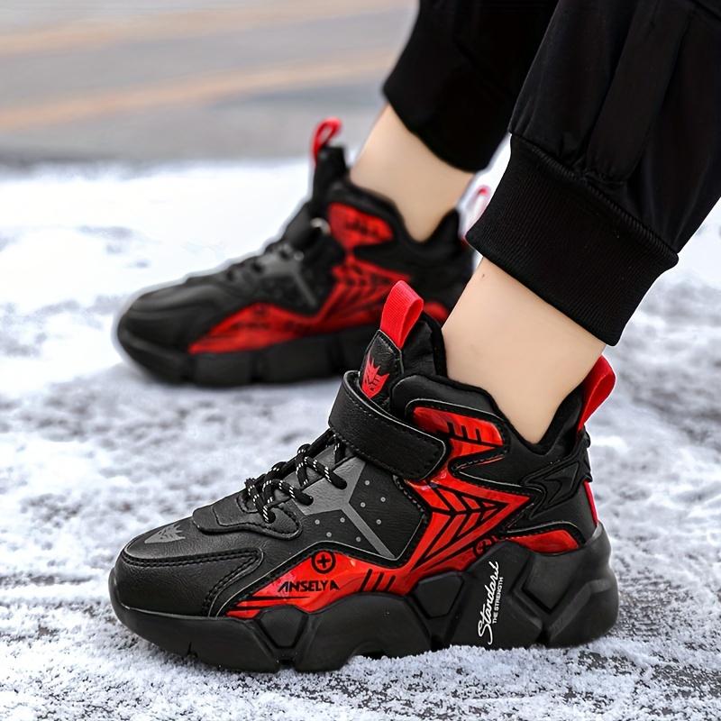 Product Introduction of New Fashionable Boys' Sports Shoes Waterproof, Anti slip, Wear resistant Children'S Running Shoes Outdoor Basketball Shoes Middle and Big Children'S Running Shoes 20