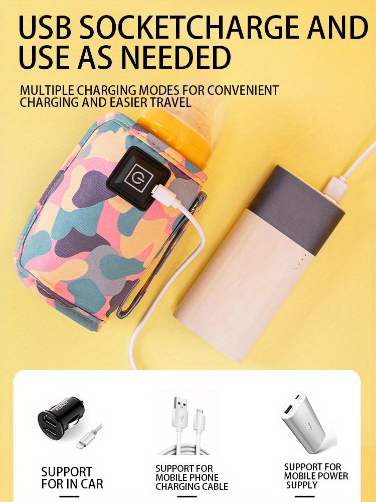 Product Introduction of HOTMIR USB Charger Milk Bottle Warmer, Portable Insulated Bag for Travel & Camping, Electric Formula Feeding Heater for Newborns, No Battery Required, ≤36V Operating Voltage 12