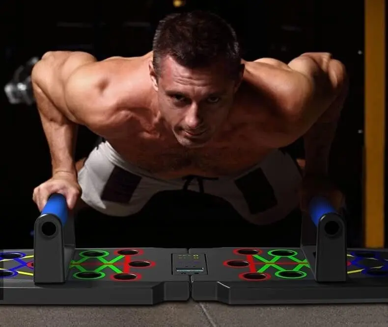 Push up Board 12In1 Chest Back Triceps Portable Folding Exercise Workout Station 8