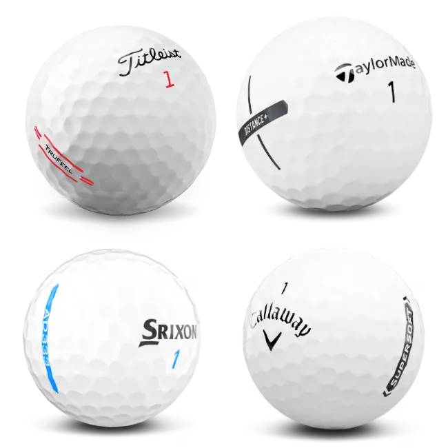 Premium Brand Golf Balls - Mid-Range
