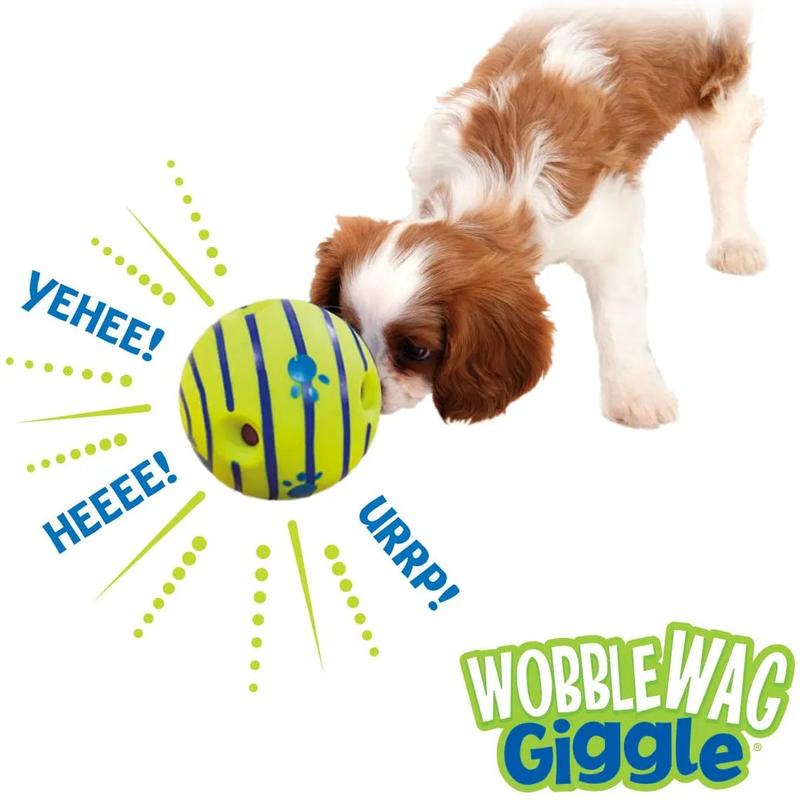 Wobble Wag Giggle Glow Ball for Dog Toys - Pet-Safe, No Batteries Needed, Glow in The Dark, Available in Small and Medium Sizes 6
