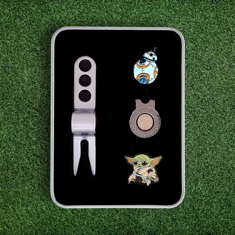 OG Golf Scotty Divot Tool & Ball Marker Gift Set - BB-8 & Baby Yoda | In Gift Tin 2