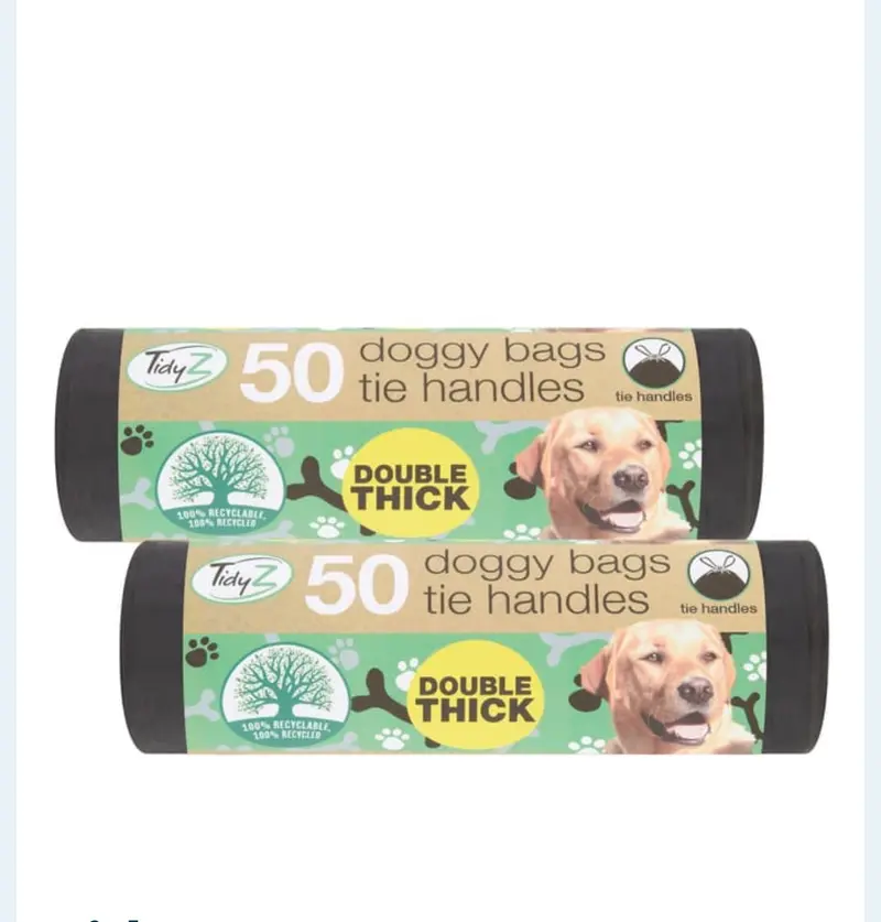 Product Introduction of TidyZ 400 Doggy Bags Tie Handles 2