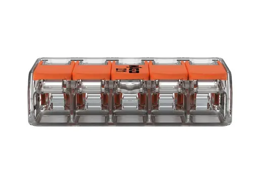 WAGO 221-415 Series (5 Lever) Connectors, Box of 25 3