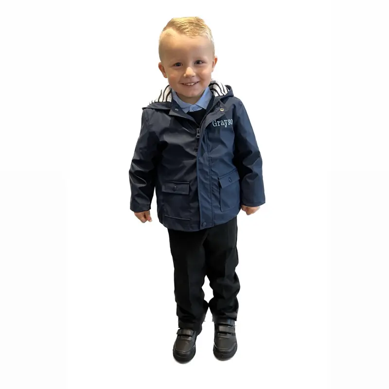 Personalised Embroidered Raincoat 1