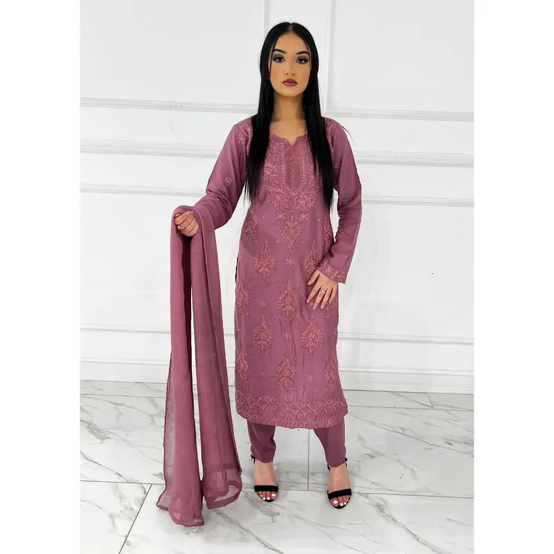 HK295 - Pink - Mummy n Me Linen Outfit 5
