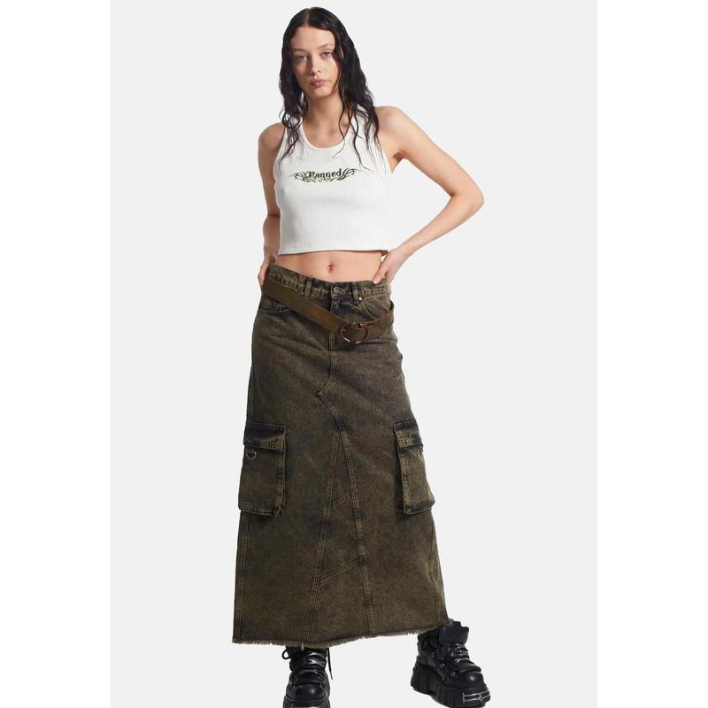 Enyo Denim Maxi Skirt 2