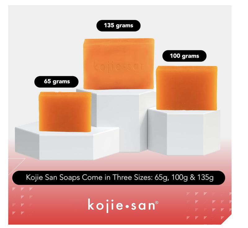 Kojie San Skin Brightening Soap - Classic 65g x 2, Double Pack Cleanser Cleansing Comfort face wash Body Wash 1