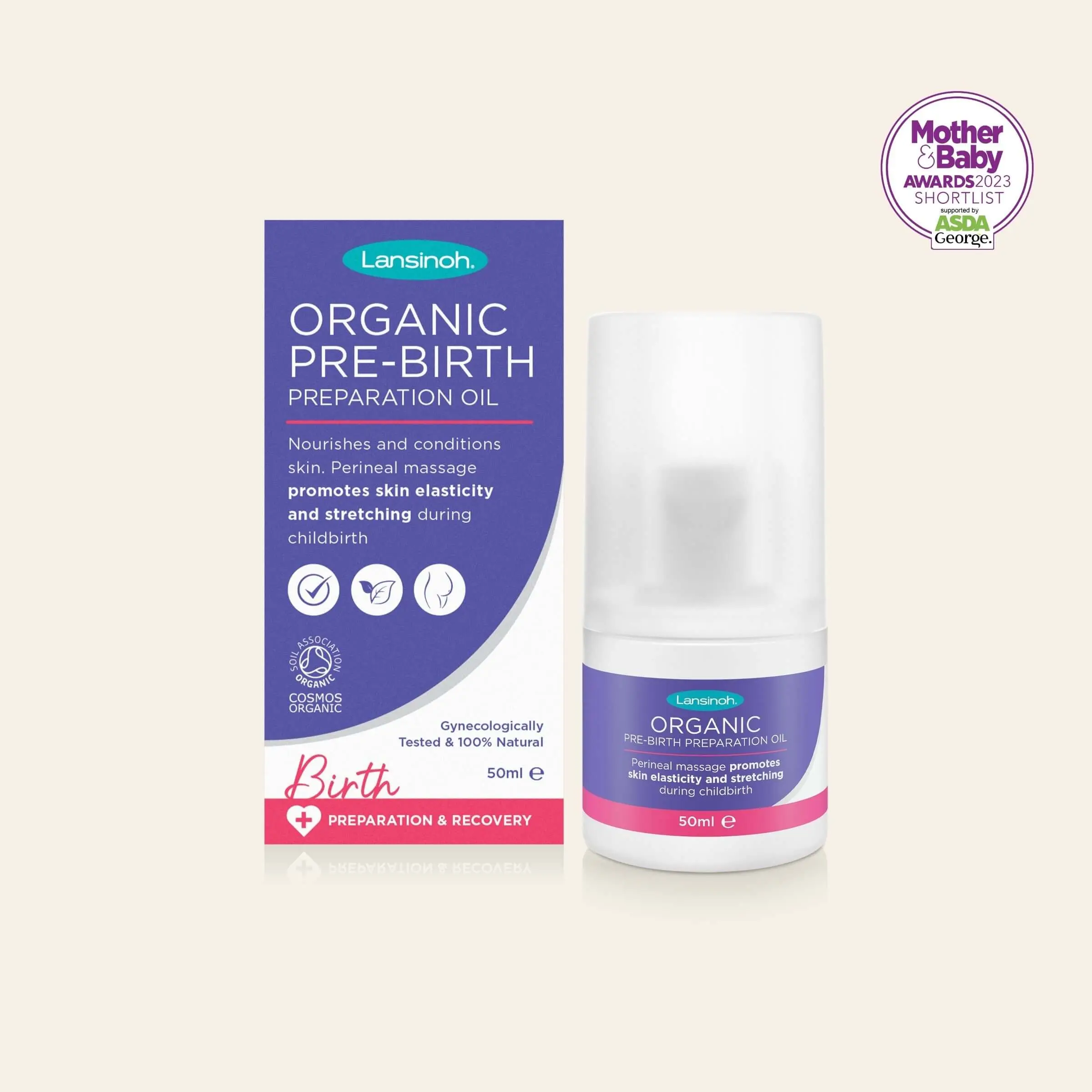 Organic Pre-Birth Preparation Oil for Pregnancy Perineal Massage Oil preparing for labour