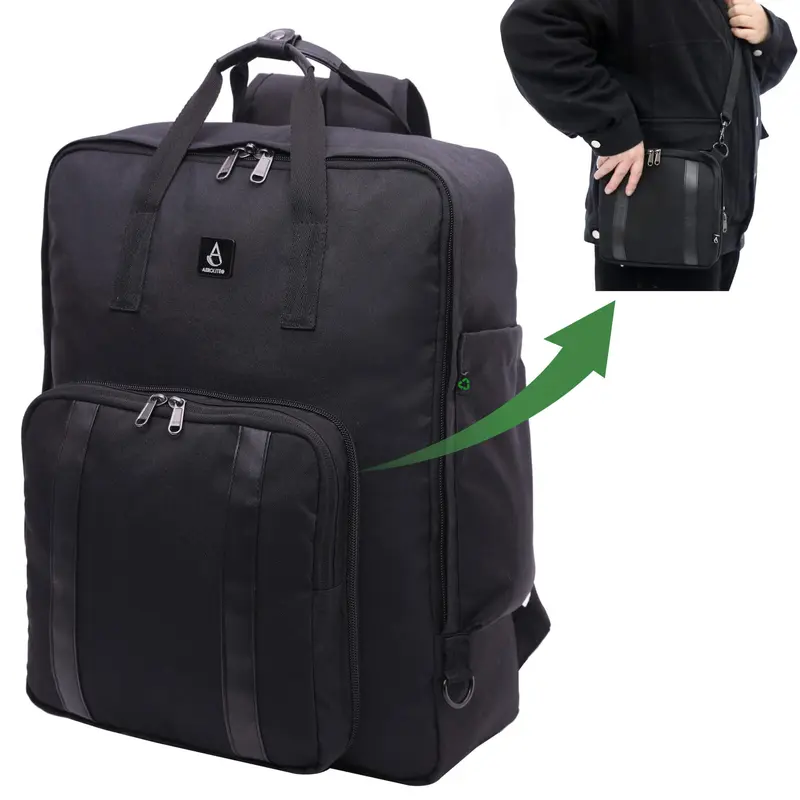 Aerolite 45x36x20cm Easyjet Maximum Eco-Friendly Super Premium Quality  With Removable Small Carry Pouch Recycled Eco-Friendly, Shower-Resistant Cabin Luggage Approved Travel Carry On Flight Rucksack with 10 Year Warranty backpack touchy 2