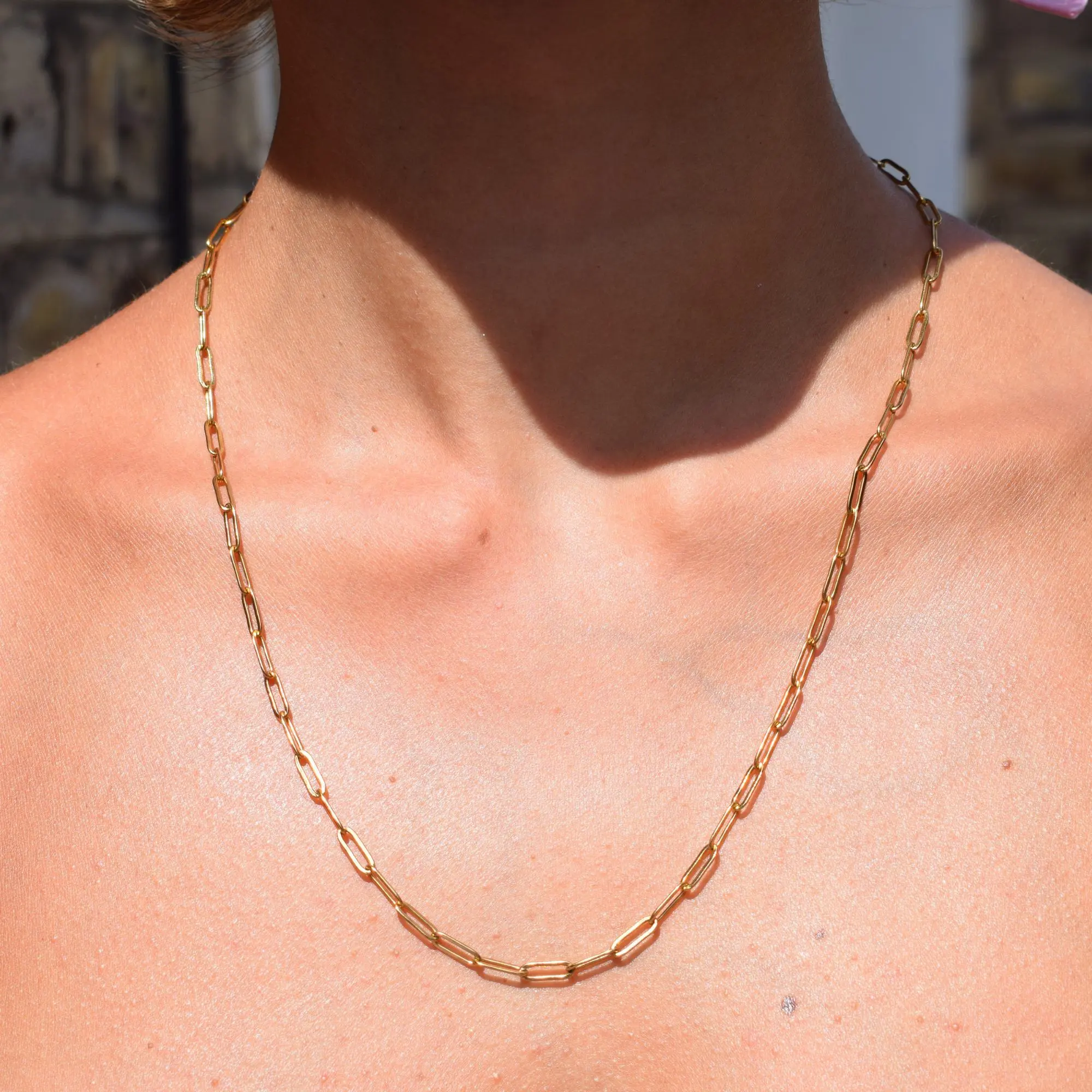 July Child | Paperclip Chain Gold | Summer Holiday Outfit Jewellery