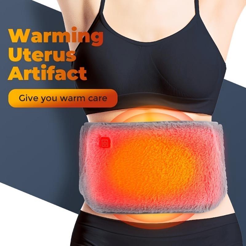 One-Size-Fits-Most USB Rechargeable Hand & Waist Warmer Belt with 3-Speed Adjustable Temperature Control, Soft Crystal Velvet, Easy to Clean and Hand Washable 3