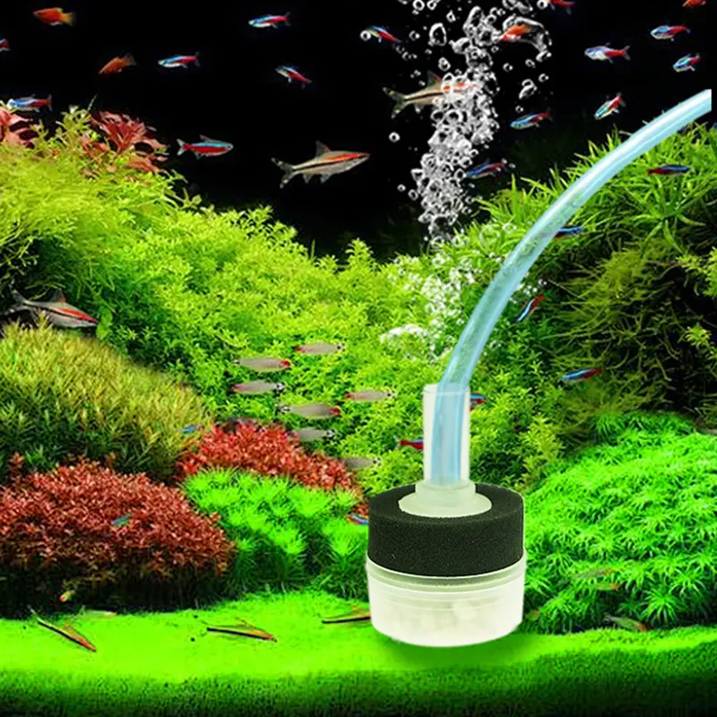 Small Aquarium Filter Fish Tank Shrimp Pond Air Pump Sponge Filter Useful Easy Installation Reusable Aquarium Accessories New 1