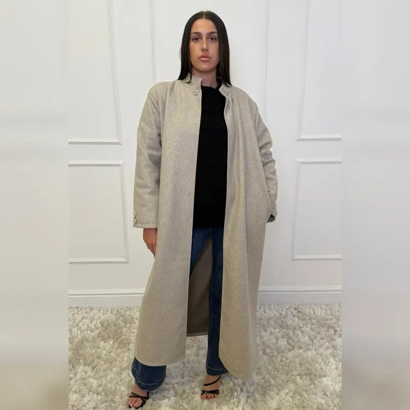 New Women's Trench Coat with Button Detail and Side Pockets - Perfect for Fall -Full length - Womenswear, Jackets - Cosy - warm