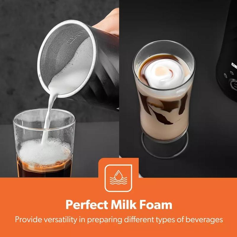 GEEPAS Electric Milk Frother/Steamer & Warmer Frothy Hot Chocolate Coffee Lattes 3