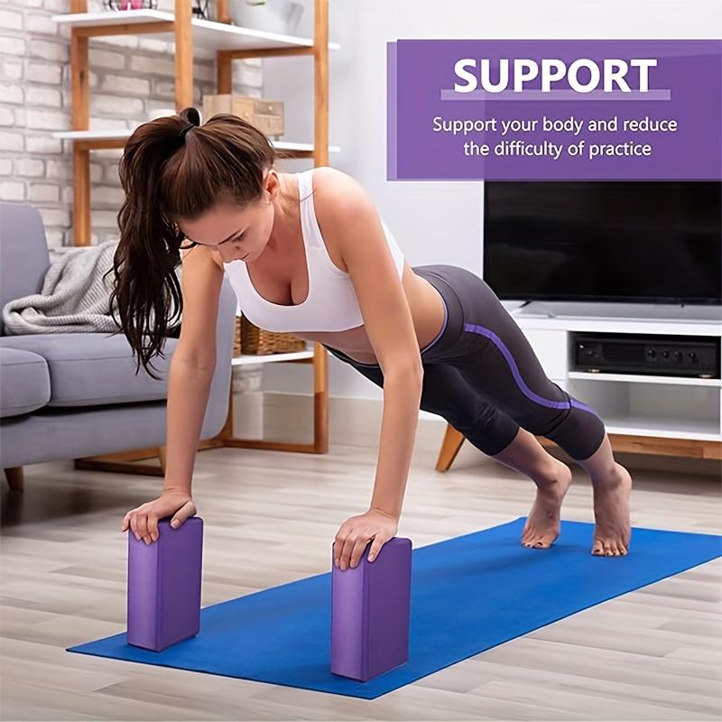 ORACEGRA        1pcs High-Density EVA Yoga Bricks to Boost Flexibility in Pilates and Stretching - Perfect for Home Gym and Training 6