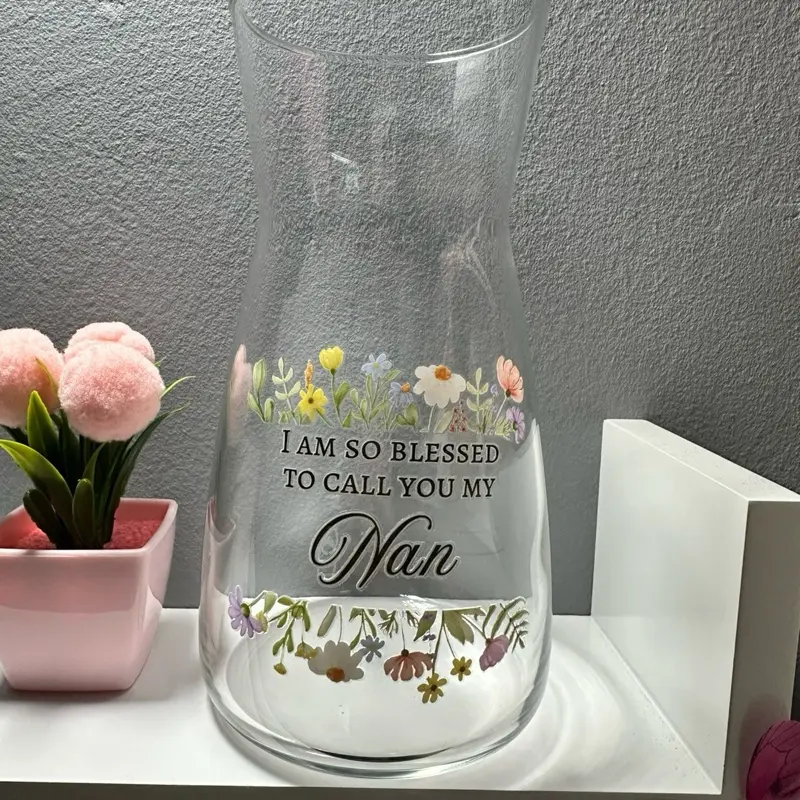 Mother’s Day Flower Vase - Perfect Gift for Mum - Home Decor Ornaments