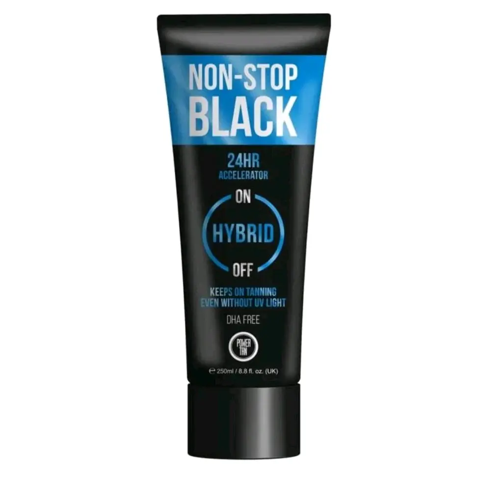Non-Stop Black Hybrid Sunbed Accelerator Cream 250ml Skincare