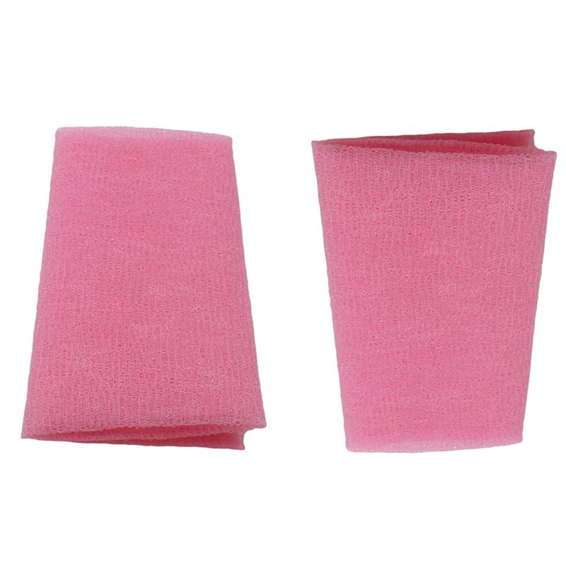Product Introduction of Body Washing Clean Exfoliate Puff Body Nylon Wash Cloth Bath Towel Mesh Scrub Bodys Treatment Bath Shower Products Solid Color 31