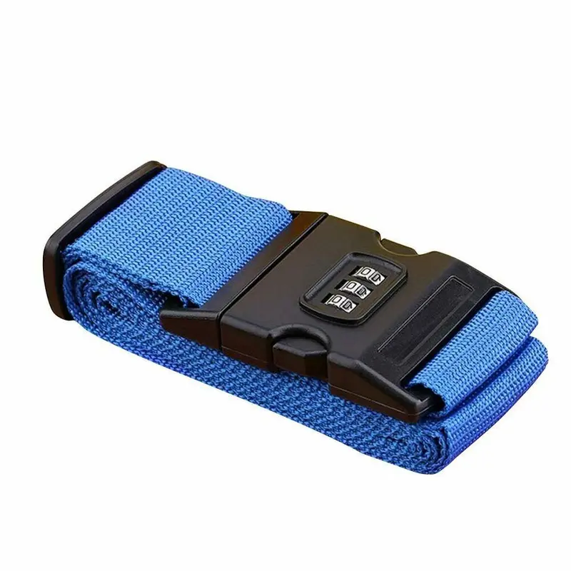 Adjustable Strong Extra Safety Travel Suitcase Luggage Baggage Straps Tie Belt 0