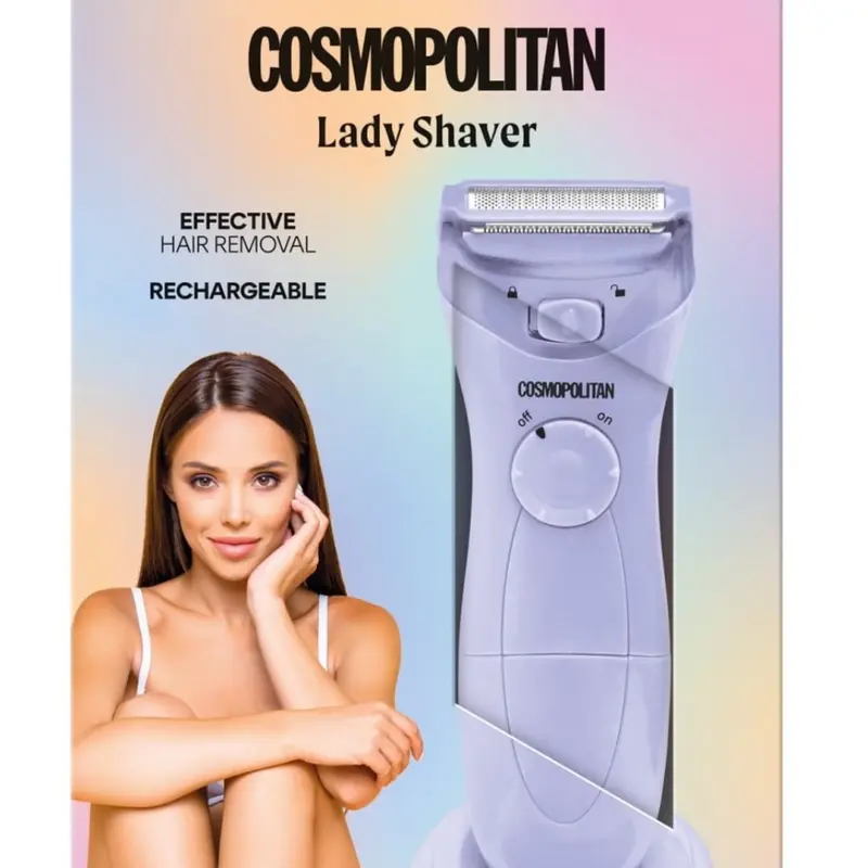 Cosmopolitan Neon Rechargeable Lady Shaver with Effective Hair Removal - Lilac 0