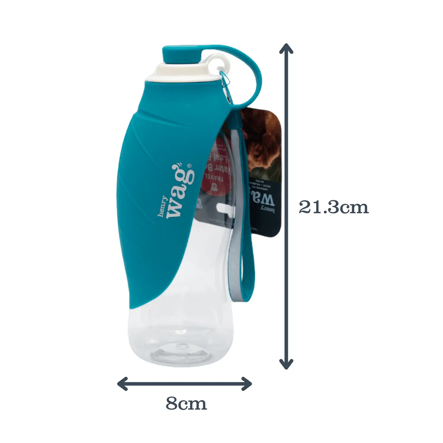 Pet Water Bottle With Leaf Bowl (by Henry Wag)