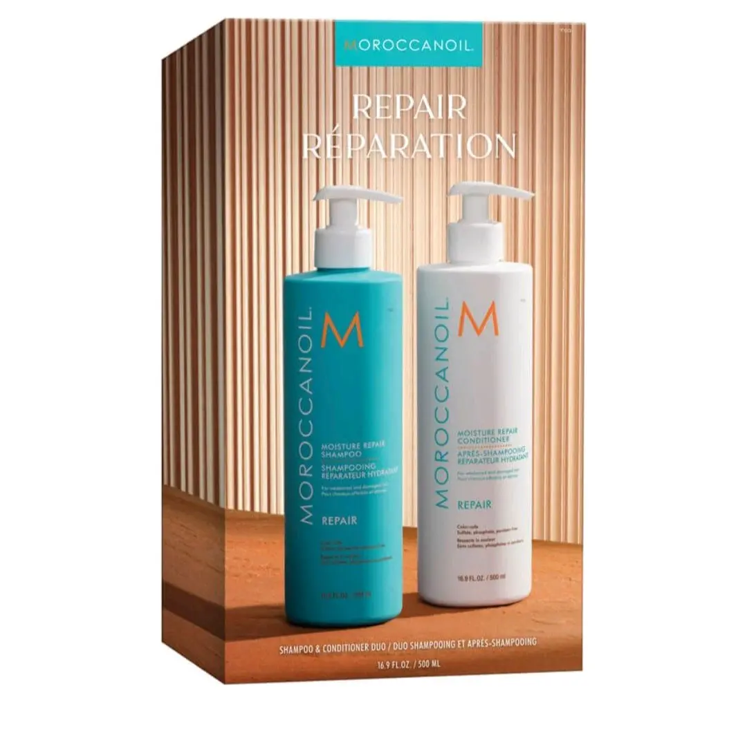 500ml Moroccanoil Moisture Repair Shampoo & Conditioner Duo 500ml Argan Oil Keratin Restore Cleanser Cleansing Comfort Moisturize Moisturizer