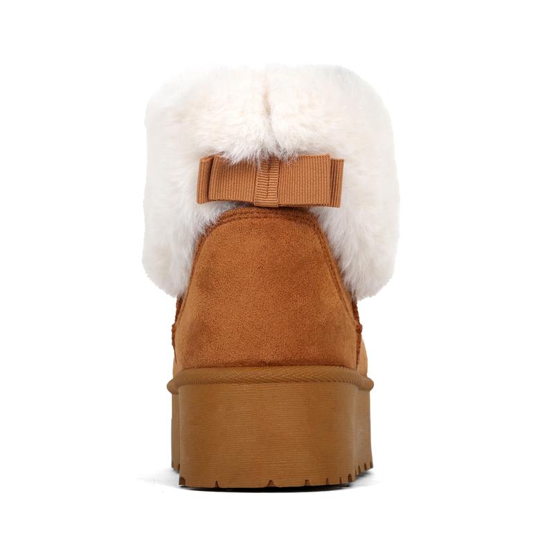 Women's snow boots Outdoor fashion ankle boots Winter warm walking shoes for girls 3