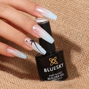 Bluesky All in One Fast & Easy Builder - 10ml - 12 Color  dreamer BIAB bottle  - Nail Care, Nail Art hard   Nail Polish Polish Manicure Cutics | Cruelty-free, Vegan, Hema Free