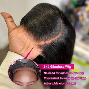 4x6 7x5 Wear and Go Glueless Wigs Human Hair Pre Plucked Pre Cut 9x6 Lace Closure Wigs Human Hair Straight Lace Front Wigs Human Hair for Women Glueless Wig Natural Color Straight Lace Front Wigs Human Hair Pre Plucked