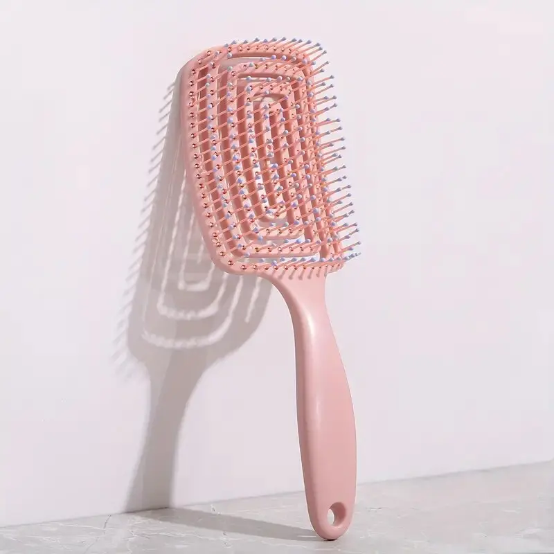 Hair Accessories Hollow Hair Detangling Brush, Wet & Dry Hair Detailing Comb, Scalp Message Comb Tools, Curly Hair Detangling & Styling Tool For Men & Women, Birthday Gift, Back to School, Girl Room Accessories, Travel Accessories, Holiday Accessories