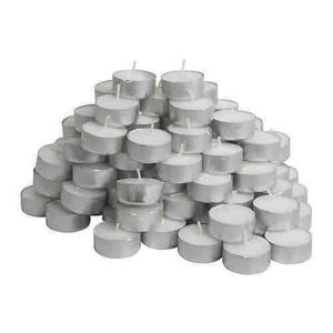 Tea Lights 4 Hour Long Burn Night Light Candles Unscented Tealights 100/200/500