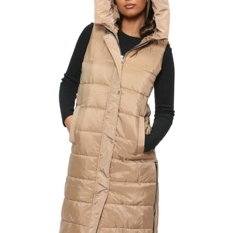 LADIES GILLET perfect for winter Coats Fashion Comfortable Outdoor Jackets Fit Underwear Tops Slim Pockets Womenswear Vests Women Lady Basic Long Sleeve Minimalist 6