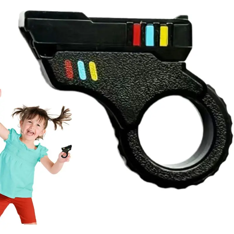 Fidget Slider 3D Printed Fidget Toy Gadget, Fidget Slider Anxieties Toys, Stress Relief Gyro Finger Toy, Ring Fingertip Textured Spinner Slider Fidget for Adults Kids 7