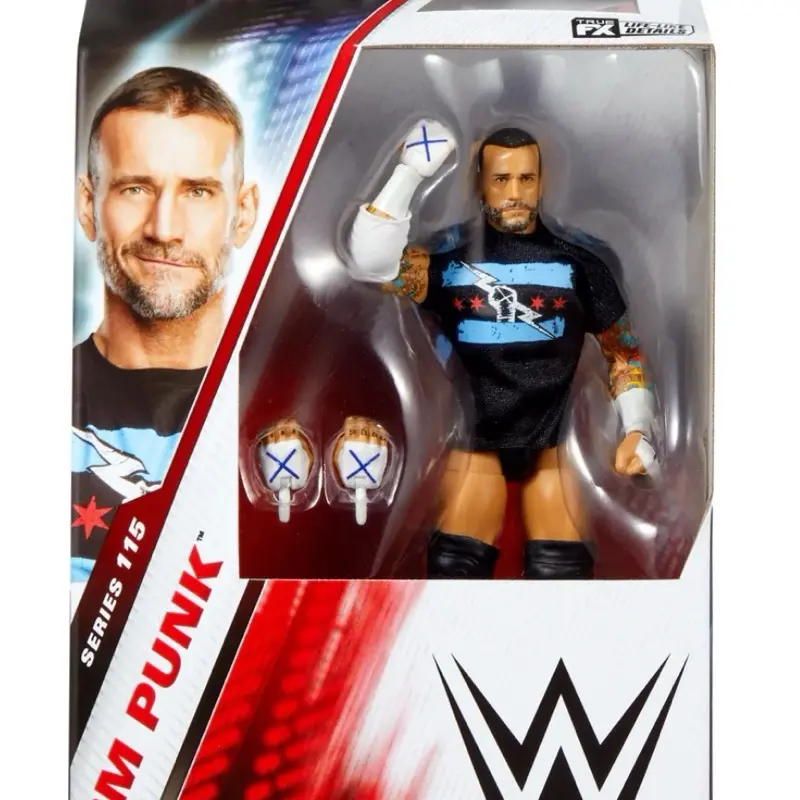 WWE CM PUNK Mattel elite collection series 115 wresting action figure toy