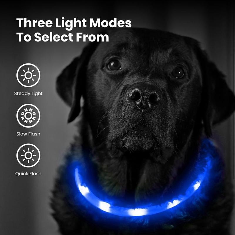 LED Collar for Dogs and Cats - 5***** Rating gray universal doggear 7