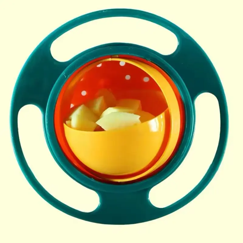 Baby Feeding Bowl Gyro Bowl 360 Degree Rotation Spill Resistant Feeding Dishes for Baby Training Children Spill-Proof + kids + gadget + Kitchen supplies + crockery + beauty + feeding bowl + gadget 2