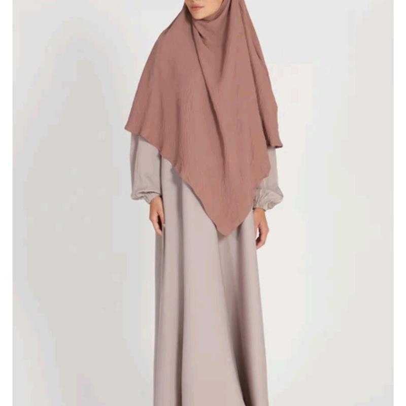 Khimar 2 way tie. Comfy material. Nidda Material 2